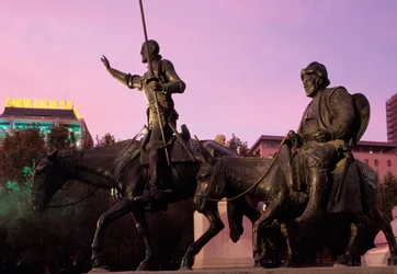 Don Quixote and Sancho Panza, from the monument to Miguel Cervantes, 1928-30